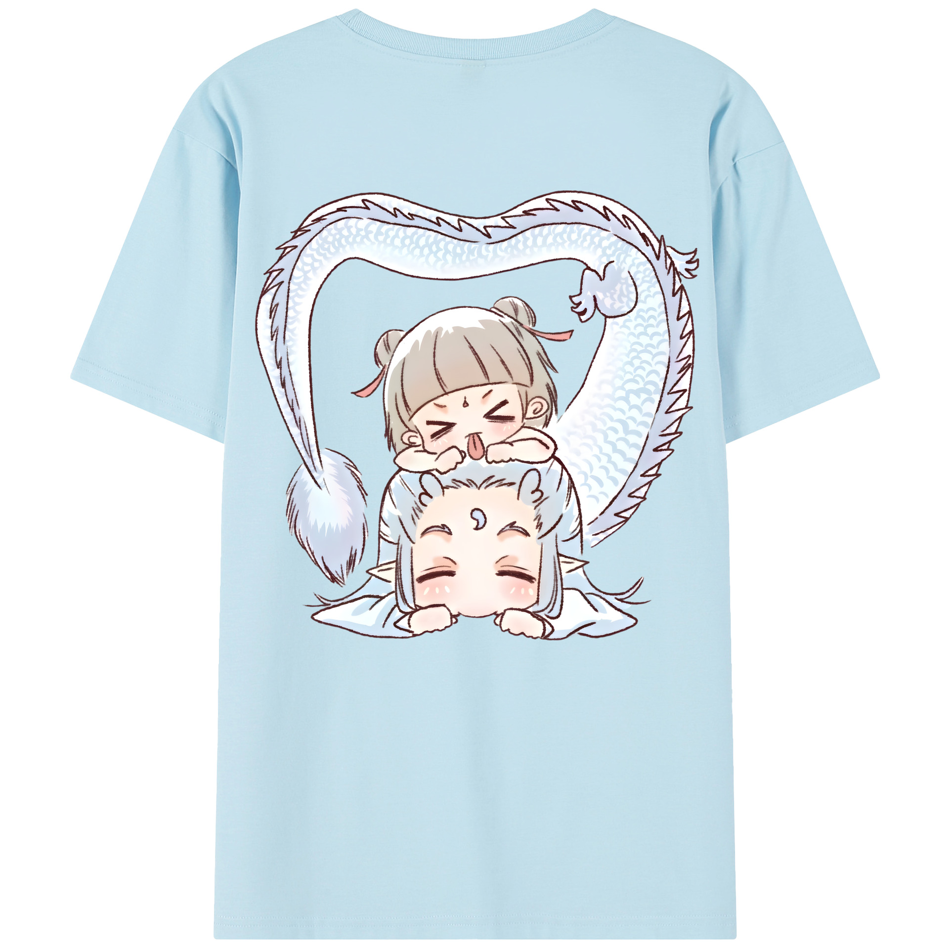 Ne Zha 2 ナタ 魔童の大暴れ 綿100％半袖Tシャツ（背面プリント）